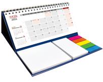 Opakowanie Kalendarz 2026 Biurkowy z notesem granatowy