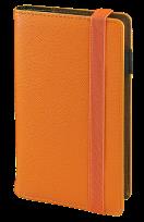 Opakowanie Kalendarz 2026 dzienny na gumkę pomarańczowy KD41B-40