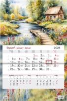 Opakowanie Kalendarz 2026 jednodzielny Chatka