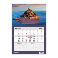 Opakowanie Kalendarz 2026 jednodzielny Francja HELMA