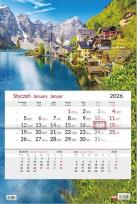 Opakowanie Kalendarz 2026 jednodzielny Miasteczko