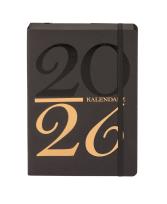 Okładka książki Kalendarz 2026 Kraft A5 DNS czarny
