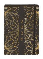 Okładka książki Kalendarz 2026 Kraft A5 DNS kwiaty