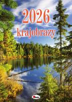 Okładka książki Kalendarz 2026 Krajobrazy SM1