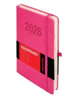 Okładka książki Kalendarz 2026 Memofix A5 DNS różowy