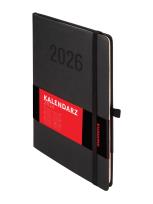 Okładka książki Kalendarz 2026 Memofix A5 TDW czarny