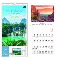Opakowanie Kalendarz 2026 motywacyjny 22x46cm Widoki