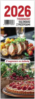 Opakowanie Kalendarz 2026 na lodówkę tygodniowy z przepisami