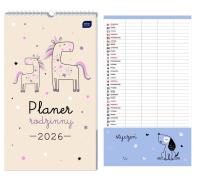 Opakowanie Kalendarz 2026 planer rodzinny 25x43 Piccolo