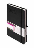 Okładka książki Kalendarz 2026 Rubi A5 DNS czarny