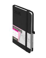 Okładka książki Kalendarz 2026 Rubi A6 TDW czarny