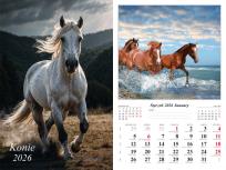Opakowanie Kalendarz 2026 ścienny 13-k Konie