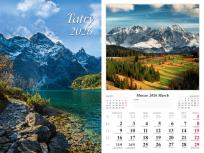 Opakowanie Kalendarz 2026 ścienny 13-k Tatry