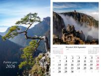 Opakowanie Kalendarz 2026 ścienny 7-k Polskie góry