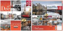 Opakowanie Kalendarz 2026 ścienny Classic City of Dreams