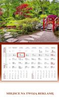 Opakowanie Kalendarz 2026 ścienny jednodzielny Ogród