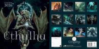 Opakowanie Kalendarz 2026 ścienny kwadrat Cthulhu