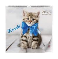 Opakowanie Kalendarz 2026 ścienny lux kociaki