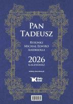 Okładka książki Kalendarz 2026 ścienny Pan Tadeusz