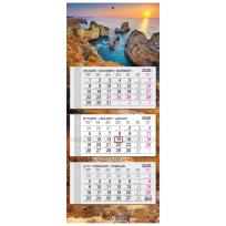 Opakowanie Kalendarz 2026 trójdzielny główka płaska Algarve