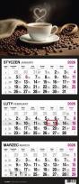 Opakowanie Kalendarz 2026 Trójdzielny Kawa