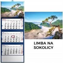 Opakowanie Kalendarz 2026 trójdzielny limba na Sokolicy