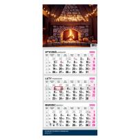 Opakowanie Kalendarz 2026 Trójdzielny premium Kominek