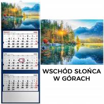 Opakowanie Kalendarz 2026 trójdzielny Wschód słońca w górach