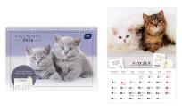 Opakowanie Kalendarz 2026 z kieszonką 25x17,5cm Zwierzaki