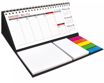 Opakowanie Kalendarz 2026 z notesem tygodniowy czarny