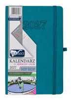 Opakowanie Kalendarz 2027 12 m-cy. Hip hop A5 tygodniowy szmaragdowy