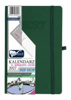 Opakowanie Kalendarz 2027 12 m-cy. Hip hop A5 tygodniowy zielony