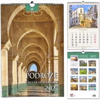 Opakowanie Kalendarz 2027 13 planszowy Podróże