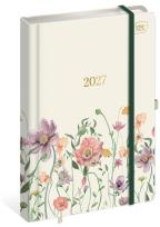 Opakowanie Kalendarz 2027 A5/192K Mat+ UV Metallic Flowers