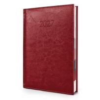 Opakowanie Kalendarz 2027 A5 Agenda Dzienny Bordo