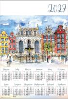 Opakowanie Kalendarz 2027 jednoplanszowy Gdańsk (10szt)