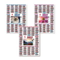 Opakowanie Kalendarz 2027 plakietka listkowy MIX