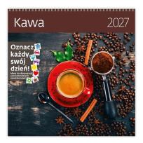Opakowanie Kalendarz 2027 ścienny 30x30cm Kawa HELMA