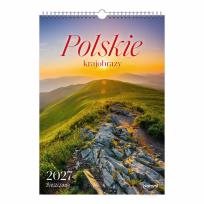 Opakowanie Kalendarz 2027 ścienny A3 Polskie Krajobrazy