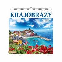 Opakowanie Kalendarz 2027 ścienny Krajobrazy 33x33
