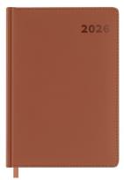 Opakowanie Kalendarz książkowy 2026 A5 brązowy EASY