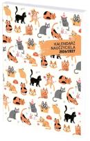 Opakowanie Kalendarz naucz. 2026/2027 B5 tyg. PCV Koty