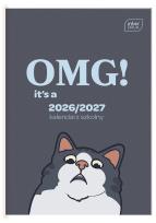 Opakowanie Kalendarz szkolny 2026/27 B6 Funny Cat