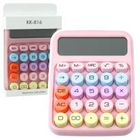 Opakowanie Kalkulator biurowy na baterie różowy