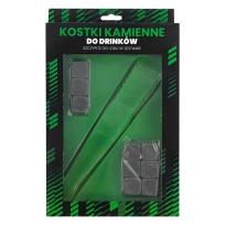 Opakowanie Kamienne kostki chłodzące do drinków + szczypce