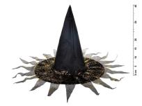Opakowanie Kapelusz czarownicy M03 czarno-złoty 40x34cm