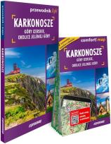 Okładka książki Karkonosze 2w1 light: przewodnik + mapa