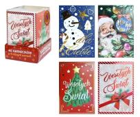 Opakowanie Karneciki Boże Narodzenie 40szt