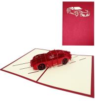 Opakowanie Karnet 12x18cm + koperta 3D Samochód