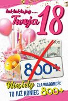 Opakowanie Karnet 2K Urodziny